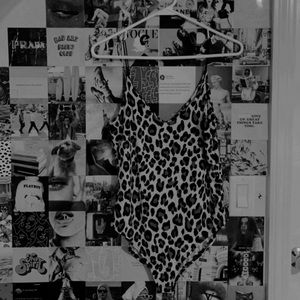 Leopards print body suit